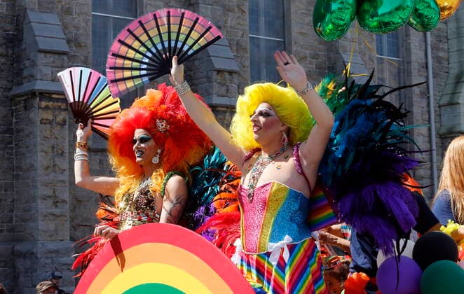 August 28, 2022, Ottawa, ON, Canada: People take part in the Capital Pride Parade in Ottawa on Sunday, August 28, 2022. Ottawa Canada  - ZUMAc35_ 20220828_zaf_c35_077 Copyright: xPatrickxDoylex