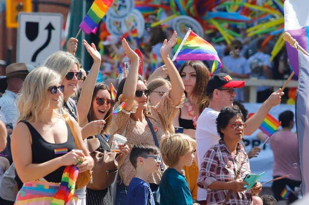 August 28, 2022, Ottawa, ON, Canada: People take part in the Capital Pride Parade in Ottawa on Sunday, August 28, 2022. Ottawa Canada  - ZUMAc35_ 20220828_zaf_c35_078 Copyright: xPatrickxDoylex