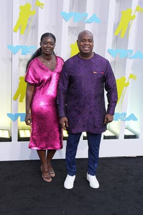The 2022 MTV VMAs Arrivals Featuring: Linda Jumah, Ras J. Baraka Where: Newark, New Jersey, United States When: 28 Aug 2022 Credit: JOHN NACION startraksphoto.com Cover Images Copyright: xx 51917783 EDITORIAL USE ONLY. NOT FOR USE BY NEWSPAPERS BASED IN THE UK.
