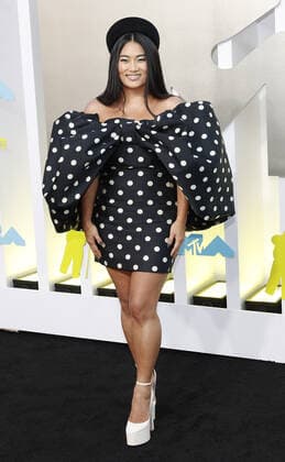 Chloe Flower arrives on the red carpet at the 2022 MTV Video Music Awards VMA s at the Prudential Center in Newark, NJ on Sunday, August 28th, 2022.  NYP202208281015 JOHNxANGELILLO