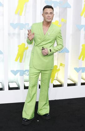 Colton Haynes arrives on the red carpet at the 2022 MTV Video Music Awards VMA s at the Prudential Center in Newark, New Jersey on Sunday, August 28, 2022.  NYP202208281019 JOHNxANGELILLO