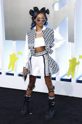 That Girl Lay Lay arrives on the red carpet at the 2022 MTV Video Music Awards VMA s at the Prudential Center in Newark, New Jersey on Sunday, August 28, 2022.  NYP202208281025 JOHNxANGELILLO