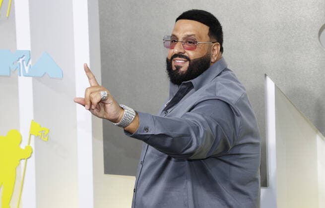 DJ Khaled arrives on the red carpet at the 2022 MTV Video Music Awards VMA s at the Prudential Center in Newark, New Jersey on Sunday, August 28, 2022.  NYP202208281083 JOHNxANGELILLO