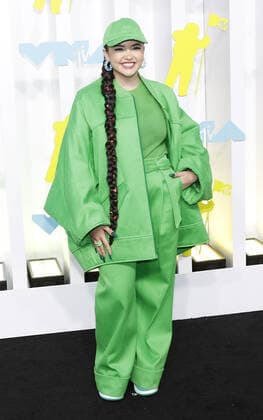 Lauren Spencer-Smith arrives on the red carpet at the 2022 MTV Video Music Awards VMA s at the Prudential Center in Newark, New Jersey on Sunday, August 28, 2022.  NYP202208281076 JOHNxANGELILLO