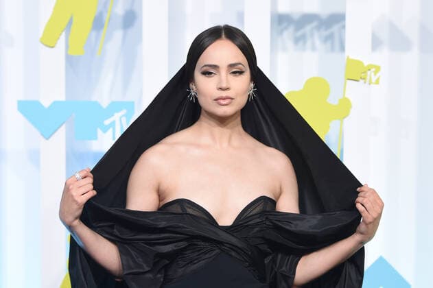 NEWARK, NEW JERSEY - AUGUST 28: Sofia Carson at the 2022 MTV VMAs at Prudential Center on August 28, 2022 in Newark, New Jersey. Copyright: xJohnxPalmerx