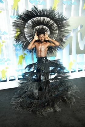 NEWARK, NEW JERSEY - AUGUST 28: Lil Nas X at the 2022 MTV VMAs at Prudential Center on August 28, 2022 in Newark, New Jersey. Copyright: xJohnxPalmerx