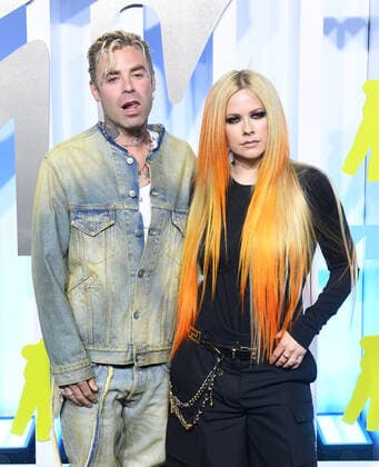 August 28, 2022, Newark, NJ, USA: Avril Lavigne, Mod Sun attends the 2022 MTV VMAs at Prudential Center on August 28, 2022 in Newark, New Jersey. Newark USA - ZUMAs181 20220828_zea_s181_128 Copyright: xJeremyxSmith Imagespacex