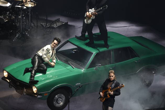 Panic! at the Disco performs at the 2022 MTV Video Music Awards VMA s at the Prudential Center in Newark, New Jersey on Sunday, August 28, 2022.  NYP2022082830126 JOHNxANGELILLO