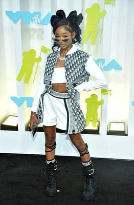 NEWARK, NEW JERSEY - AUGUST 28: That Girl Lay Lay at the 2022 MTV VMAs at Prudential Center on August 28, 2022 in Newark, New Jersey. Copyright: xJohnxPalmerx