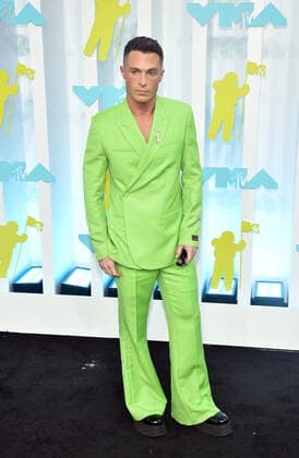NEWARK, NEW JERSEY - AUGUST 28: Colton Haynes at the 2022 MTV VMAs at Prudential Center on August 28, 2022 in Newark, New Jersey. Copyright: xJohnxPalmerx