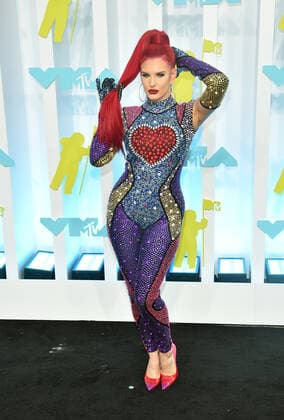 NEWARK, NEW JERSEY - AUGUST 28: Justina Valentine at the 2022 MTV VMAs at Prudential Center on August 28, 2022 in Newark, New Jersey. Copyright: xJohnxPalmerx
