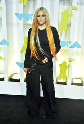 NEWARK, NEW JERSEY - AUGUST 28: Avril Lavigne at the 2022 MTV VMAs at Prudential Center on August 28, 2022 in Newark, New Jersey. Copyright: xJohnxPalmerx