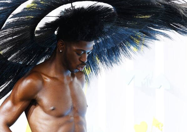 Entertainment Bilder des Tages Lil Nas X arrives on the red carpet at the 2022 MTV Video Music Awards VMA s at the Prudential Center in Newark, NJ on Sunday, August 28th, 2022.  NYP20220828802 JOHNxANGELILLO