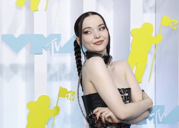Dove Cameron arrives on the red carpet at the 2022 MTV Video Music Awards VMA s at the Prudential Center in Newark, NJ on Sunday, August 28th, 2022.  NYP20220828990 JOHNxANGELILLO