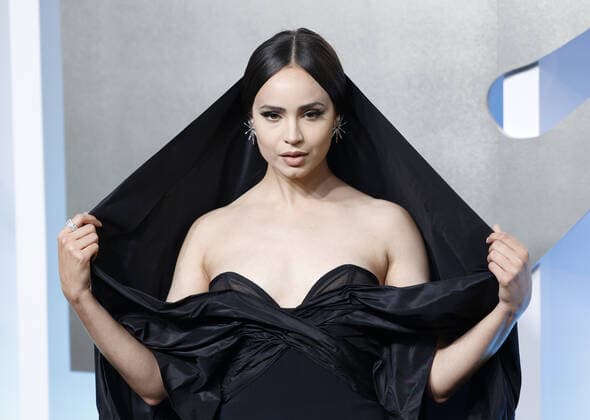 Sofia Carson arrives on the red carpet at the 2022 MTV Video Music Awards VMA s at the Prudential Center in Newark, NJ on Sunday, August 28th, 2022.  NYP20220828831 JOHNxANGELILLO