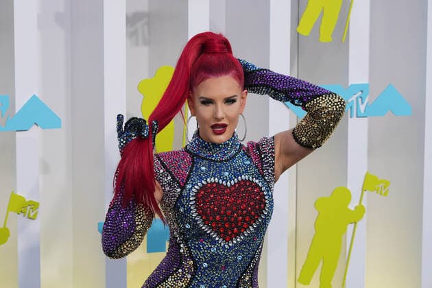 The 2022 MTV VMAs-Arrivals Featuring: Justina Valentine Where: Newark, New Jersey, United States When: 28 Aug 2022 Credit: JOHN NACION startraksphoto.com Cover Images Copyright: xx 51918612 EDITORIAL USE ONLY. NOT FOR USE BY NEWSPAPERS BASED IN THE UK.