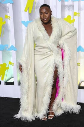 August 28, 2022, Venice, Italy: Saucy Santana attends the 2022 MTV Video Music Awards, VMAs, at Prudential Center in Newark, New Jersey, USA, on 28 August 2022. Photo: Venice Italy - ZUMAm179 20220828_zep_m179_064 Copyright: xAlecxMichaelx