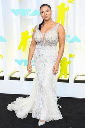 August 28, 2022, Venice, Italy: Tina Bridges attends the 2022 MTV Video Music Awards, VMAs, at Prudential Center in Newark, New Jersey, USA, on 28 August 2022. Photo: Venice Italy - ZUMAm179 20220828_zep_m179_077 Copyright: xAlecxMichaelx