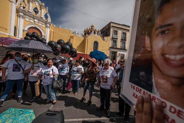 August 30, 2022: Mothers of the disappeared commemorate the day of the disappeared person with a demonstration in Xalapa. This in order for the government to support the tasks of searching and identifying the disappeared persons in Mexico. - ZUMAqp1_ 20220830_zip_qp1_028 Copyright: xHectorxAdolfoxQuintanarxPerezx
