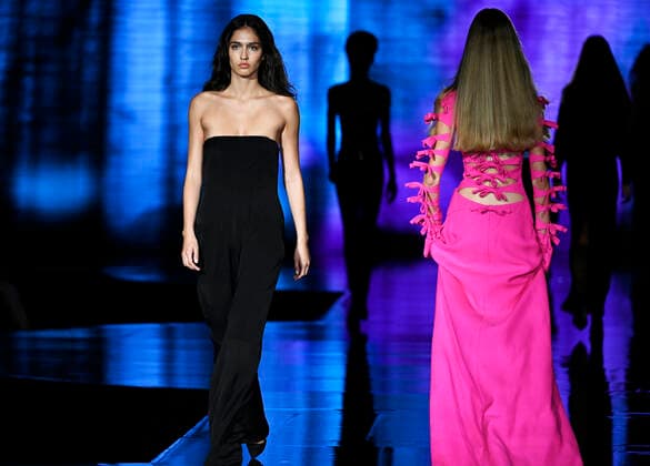 Schwarzkopf Elite Model Look 2022 Wettbewerb in Prag Models during the catwalk of world final Schwarzkopf Elite Model Look 2022 competition in Prague, Czech Republic, August 30, 2022. (CTKxPhoto MichaelaxRihova) CTKPhotoP2022083100147  mir 18