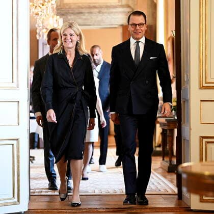 STOCKHOLM 20220831 Minister for Foreign Trade Anna Hallberg and Prince Daniel attend an award ceremony for the Governments Export Region of the Year and Export Success of the Year awards at the Swedish Foreign Ministry in Stockholm STOCKHOLM SWEDEN x10040x  Copyright: xAndersxWiklund TTx EXPORTPRIS