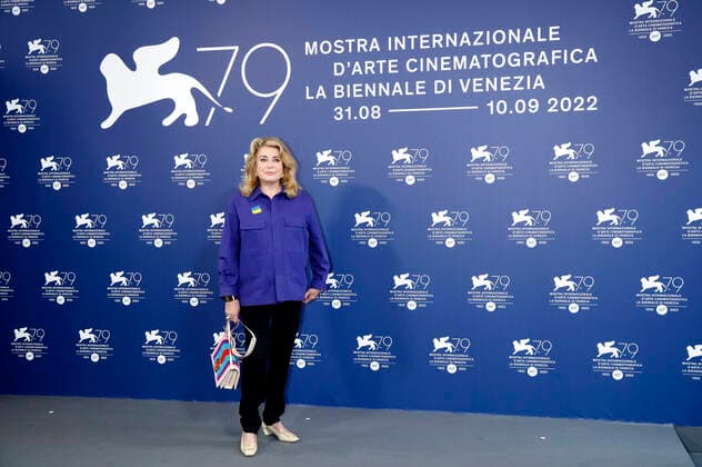 Catherine Deneuve at the photocall on the occasion of the award of the Golden Lion for Lifetime Achievement at the Biennale di Venezia 2022 79 Venice International Film Festival at Palazzo del Casino Venice, 31 08 2022. Foto:xD.xBedrosianx xFuturexImage