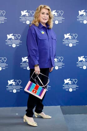 Catherine Deneuve at the photocall on the occasion of the award of the Golden Lion for Lifetime Achievement at the Biennale di Venezia 2022 79 Venice International Film Festival at Palazzo del Casino Venice, 31 08 2022. Foto:xD.xBedrosianx xFuturexImage
