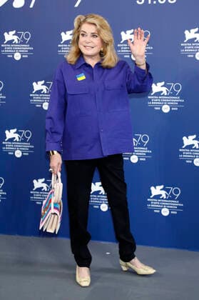 Catherine Deneuve at the photocall on the occasion of the award of the Golden Lion for Lifetime Achievement at the Biennale di Venezia 2022 79 Venice International Film Festival at Palazzo del Casino Venice, 31 08 2022. Foto:xD.xBedrosianx xFuturexImage