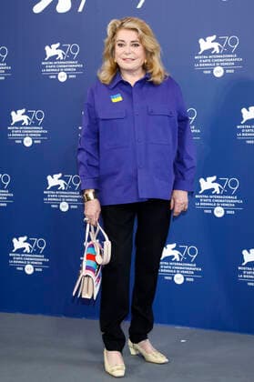 Catherine Deneuve at the photocall on the occasion of the award of the Golden Lion for Lifetime Achievement at the Biennale di Venezia 2022 79 Venice International Film Festival at Palazzo del Casino Venice, 31 08 2022. Foto:xD.xBedrosianx xFuturexImage