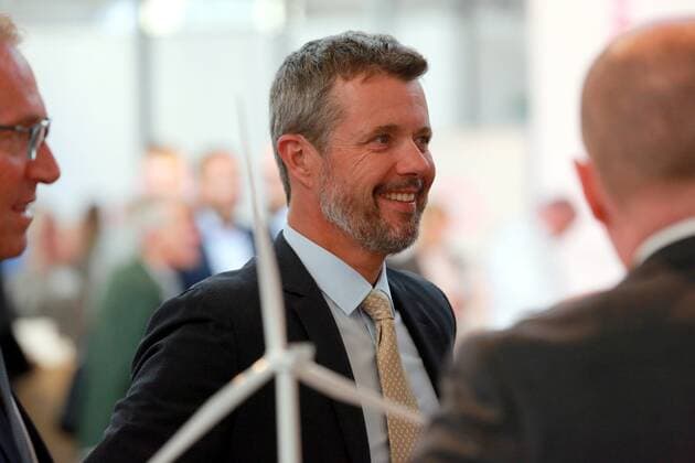 01-09-2022 Copenhagen Prince Frederik presides over the presentation of the Danish Business Award in connection with the Danish business anniversary in the Oksnehallen. The Dansk Erhverv prize is awarded to one or more companies that alone or jointly have demonstrated green action and thus support the green transition. The prize includes DKK 100,000. Winner 2022. VESTA Â  Copyright: xPPEx