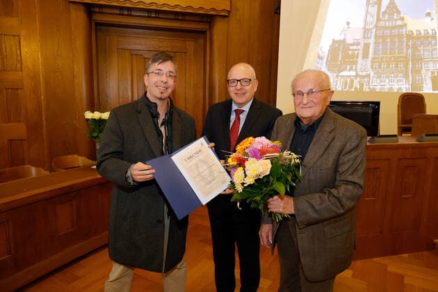 Chemnitz Peace Award 2022 01 09 2022, Chemnitz, politics, city hall, city council chamber, Chemnitz Peace Award In the City Council Chamber of the Chemnitz City Hall on World Peace Day the Chemnitz Peace