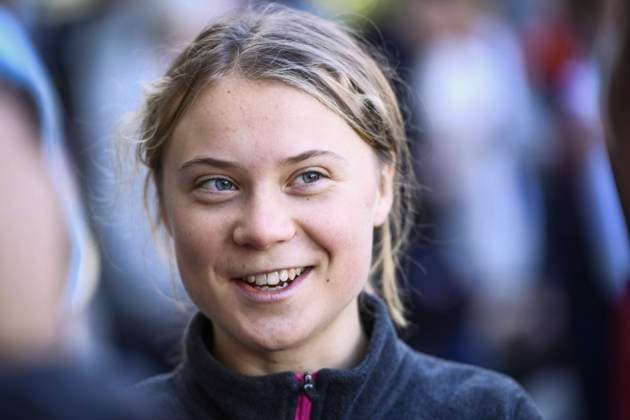 STOCKHOLM 20220902 Greta Thunberg pa plats pa Mynttorget i Stockholm da Fridays For Future haller upptakt inför den stora klimatstrejken i samband med valet. STOCKHOLM SVERIGE x12130x *** STOCKHOLM 20220902 Greta Thunberg on Mynttorget in Stockholm as Fridays For Future holds a prelude to the big climate strike in connection with the elections STOCKHOLM SWEDEN x12130x  Copyright: xTimxAro TTx FRIDAYS FOR FUTURE