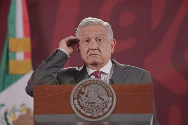 Press Conference AndrÃ s Manuel Lopez Obrador AndrÃ s Manuel Lopez Obrador, President of Mexico, during a press conference in the Treasury Room of the National Palace in Mexico City. Mexico City Mexico City Mexico  Copyright: xGerardoxVieyrax originalFilename: vieyra-notitle220902_npfcK.jpg