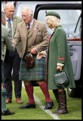 . 03 09 2022. Braemar , United Kingdom. Prince Charles and Camilla , Duchess of Cornwall at the Braemar Gathering in Scotland, United Kingdom.  xStephenxLockx xi-Imagesx IIM-23724-0019