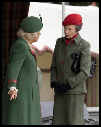 . 03 09 2022. Braemar , United Kingdom. Camilla , Duchess of Cornwall and Princess Anne at the Braemar Gathering in Scotland, United Kingdom.  xStephenxLockx xi-Imagesx IIM-23724-0021