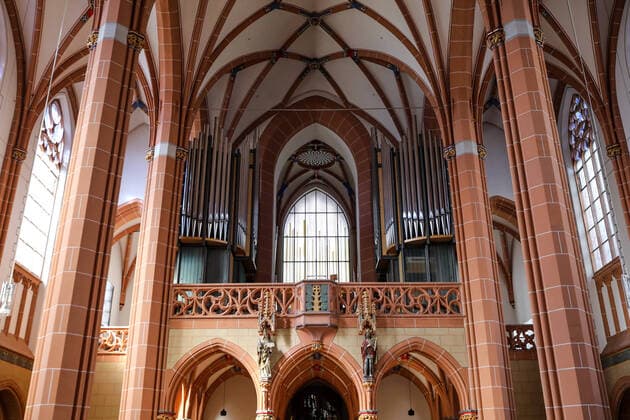Ecumenical organ walk, here in the Catholic Church St Peter, in Duesseldorf Friedrichstadt with Ulrich Karg, as part of the church music festival Rheinklang on 03 09 2022 About 500 participants took part in workshops for blaeser, choirs, organ and popular Copyright: epd-bild Hans-JuergenxBauer EDITORIAL USE ONLY