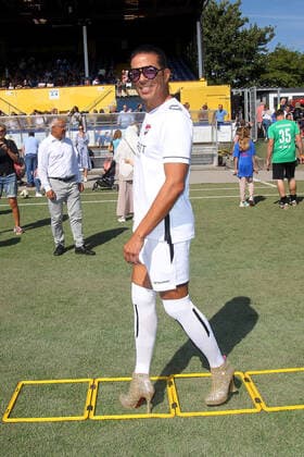 Jorge Gonzalez at the charity football match Kicken mit Herz for the benefit of the childrens cardiac ward of the University Hospital Eppendorf on 4 09 2022 in Hamburg Kicken mit Herz 2022 charity football match in Hamburg
