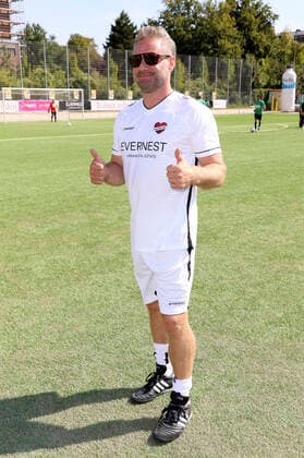 Sasha at the charity soccer match Kicken mit Herz 2022 in favor of the heart center of the UKE at the stadium of SC Victoria Hamburg, 04 09 2022 Foto:xgbrcix xFuturexImage