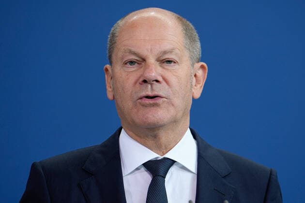 Reception of the prize winners of the 57 national competition youth research by the Federal Chancellor and the Federal Minister of Education Current, 06 09 2022, Berlin, Federal Chancellor Olaf Scholz in portrait during his speech at the reception of the prize winners for the 57 national competition youth research in the Federal Chancellery Berlin Berlin Germany