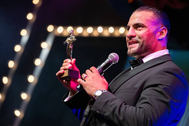 20220904 HERQUL GERMAN BOXING AWARDS BERLIN, GERMANY SEPTEMBER 4 2022 Mahmoud Charr at HERQUL GERMAN BOXING AWARDS on September 4, 2022 in Berlin, Berlin Berlin Germany