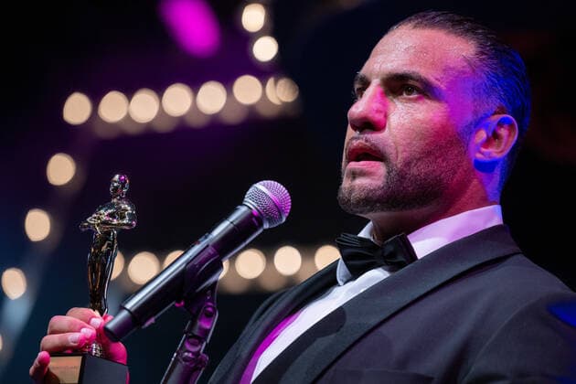 20220904 HERQUL GERMAN BOXING AWARDS BERLIN, GERMANY SEPTEMBER 4 2022 Mahmoud Charr at HERQUL GERMAN BOXING AWARDS on September 4, 2022 in Berlin, Berlin Berlin Germany