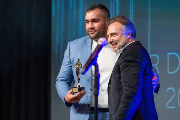20220904 HERQUL GERMAN BOXING AWARDS BERLIN, GERMANY SEPTEMBER 4 2022 Oktay Kaynarca, Ali Eren Demirezen at HERQUL GERMAN BOXING AWARDS on September 4, 2022 in Berlin, Berlin Berlin Germany