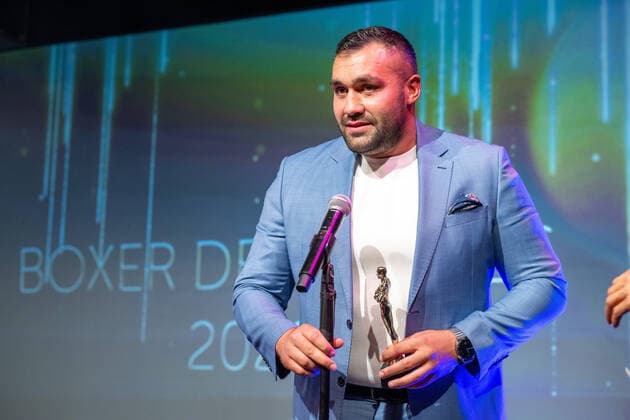 20220904 HERQUL GERMAN BOXING AWARDS BERLIN, GERMANY SEPTEMBER 4 2022 Ali Eren Demirezen at HERQUL GERMAN BOXING AWARDS on September 4, 2022 in Berlin, Berlin Berlin Germany