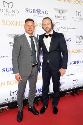 20220904 HERQUL GERMAN BOXING AWARDS BERLIN, GERMANY SEPTEMBER 4 2022 Istvan Szili, Benedikt Poelchau at HERQUL GERMAN BOXING AWARDS on September 4, 2022 in Berlin, Berlin Berlin Germany