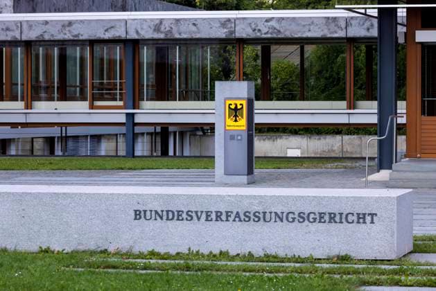 Bundesverfassungsgericht Karlsruhe. BVG. 06.09.2022: Deutschland, Baden-Württemberg, Karlsruhe. *** Federal Constitutional Court Karlsruhe BVG 06 09 2022 Germany, Baden Württemberg, Karlsruhe