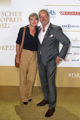 Till Demtroeder and his girlfriend Stefanie Millat at the German Radio Award ceremony on 8 09 2022 in Hamburg German Radio Award 2022 ceremony in Hamburg