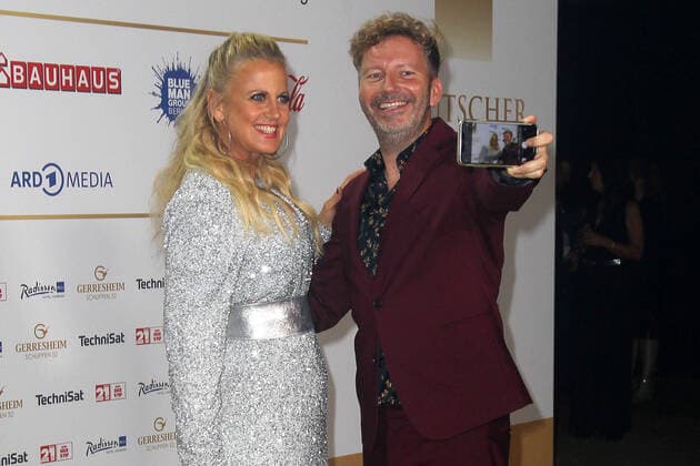 Barbara Schöneberger and Thorsten Schorn at the German Radio Award ceremony on 8 09 2022 in Hamburg German Radio Award 2022 ceremony in Hamburg