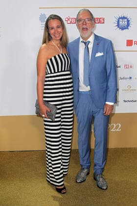 Kirstin Tiemann and Wolfgang Trepper at the German Radio Award ceremony on 8 09 2022 in Hamburg German Radio Award 2022 ceremony in Hamburg