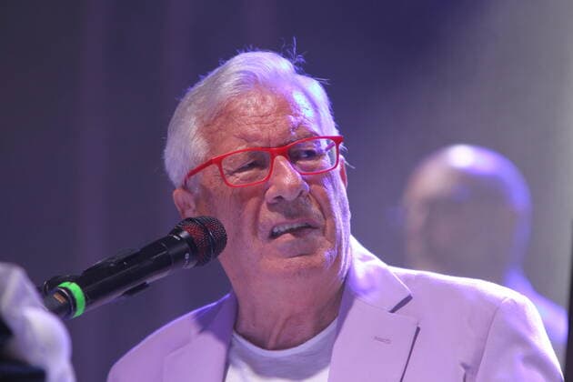 Italy: Peppino Di Capri and Rosa Chiodo in concert The singer Peppino Di Capri and Rosa Chiodo,singer,concert in Aversa,province of Caserta,Southern Italy.In picture Peppino Di Capri .singer Aversa Campania Caserta Italy Copyright: SalvatorexEsposito