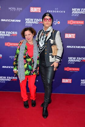 Franziska Traub Julian F M Stoeckel and at the Bunte New Faces Award STYLE in Berlin 08 09 2022